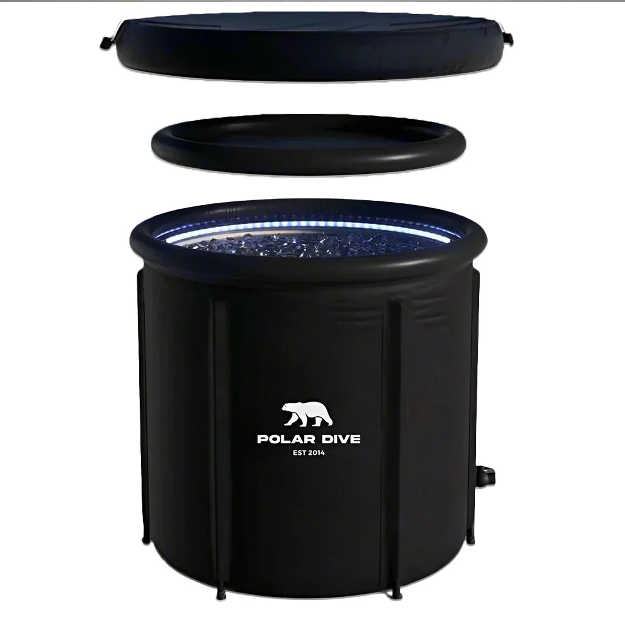 Polar Dive USA Portable Ice Bath Tub — Compatible with Water Chiller, Model# PDV619